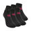 Leana No Show Tech Socks 6 Pack - black