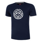Abbigliamento BIDI BADU BIDI BADU Big Logo Chill Maglietta Uomini - blu scuro, 