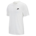 Abbigliamento Nike Nike Sportswear Club Maglietta Uomini-Bianco,Nero