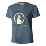Abbigliamento Quiet Please Quiet Please Word Salad Maglietta Donna-Blu