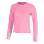 Abbigliamento Lucky in Love Lucky in Love High Low Breezy Manica Lunga Donna-Rosa