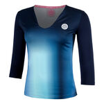 Abbigliamento BIDI BADU BIDI BADU Spectrum V-Neck Manica Lunga Donna-Blu Scuro,Blu Chiaro