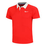 Abbigliamento Nike Nike Court Dri-Fit Advantage Slam Polo Uomini-Rosso,Bianco