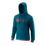 Abbigliamento Wilson Wilson Bela Slimfit Felpa Con Cappuccio Uomini-Blu, Arancione