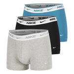Abbigliamento Nike Nike Everyday Cotton Stretch Boxer Confezione Da 3 Uomini-Grigio Chiaro,Nero