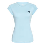 Abbigliamento Diadora Diadora L. Maglietta Donna-Blu Chiaro