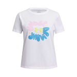 Abbigliamento Under Armour Under Armour Bubble Maglietta Ragazze-Bianco