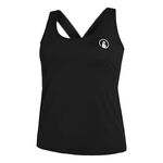 Abbigliamento Quiet Please Quiet Please Serve & Volley 2.0 Canottiera Donna-Nero