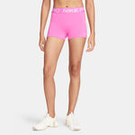 Abbigliamento Nike Nike Pro 365 3in Pantaloncino Attillato Donna-Rosa