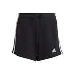 Abbigliamento adidas adidas 3-Stripes Pantaloncini Ragazze-Nero,Bianco