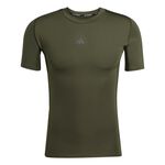 Abbigliamento adidas adidas TF Maglietta Uomini-verde scuro
