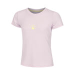 Abbigliamento Quiet Please Quiet Please Mind Retriever Maglietta Ragazze-Lilla,Giallo