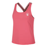 Abbigliamento Quiet Please Quiet Please Endlessly Serve & Volley 2.0 Canottiera Donna-Corallo,Multicolore