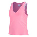 Abbigliamento Da Tennis Lucky in Love Shimmer V-Neck Tank w/Bra
