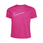 Abbigliamento Nike Nike Dri-Fit One GX Maglietta Ragazze-Rosa,Bianco
