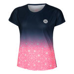 Abbigliamento BIDI BADU BIDI BADU Colortwist Capsleeve Maglietta Donna-Rosa,Blu Scuro