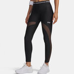 Abbigliamento Under Armour Under Armour HeatGear Mesh Calzamaglia Donna-nero, bianco