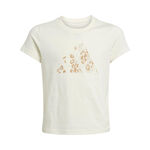 Abbigliamento adidas adidas Animal Big Logo Maglietta Ragazze-Crema