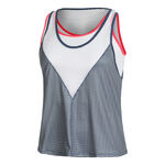 Abbigliamento Lucky in Love Lucky in Love Royal Palm Layer Canottiera Donna-Blu,Bianco