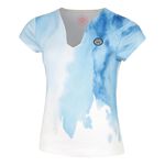 Abbigliamento Da Tennis BIDI BADU Watercolour V-Neck Tee