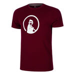 Abbigliamento Quiet Please Quiet Please Create Trainings Maglietta Uomini-Vino Rosso,Bianco