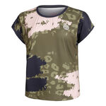 Abbigliamento BIDI BADU BIDI BADU Pure Wild Capsleeve Maglietta Donna-Oliva,Multicolore