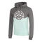 Lunis Lifestyle Hoody - dark grey/ mint