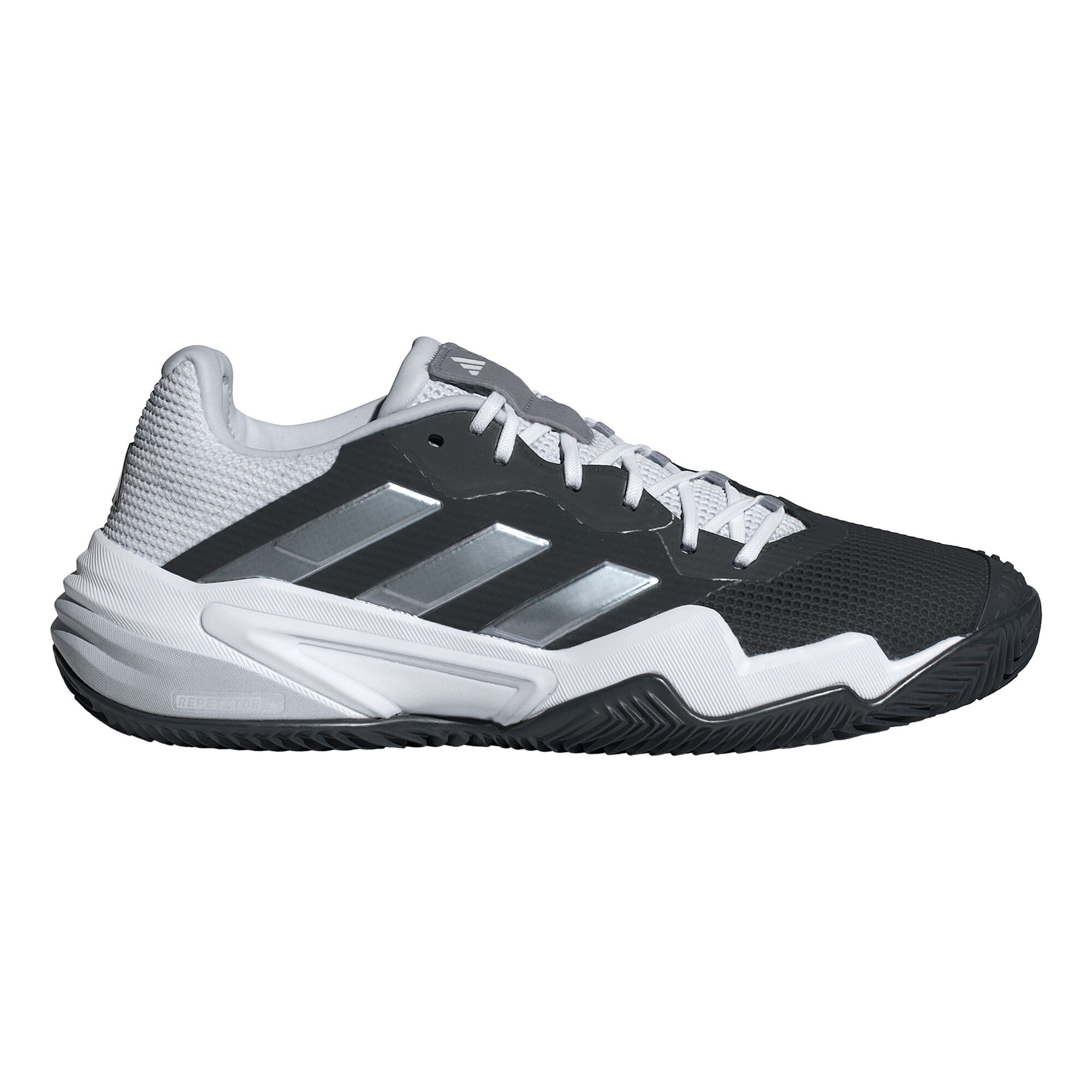 adidas Barricade 13 Scarpa Per Terra Rossa Uomini Nero, Bianco